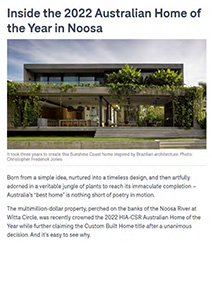 Domain - inside 2022 Australian home of the year